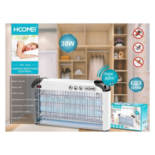 Lampada Insetticida HOOMEI HM1625