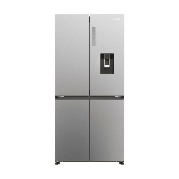 Haier-HCR3818EWMM-Frigorifero-4-Porte-463LT-Classe-E-Nofrost-Inox-1